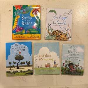 Lot of 5 Beautiful Chidren's Picture Books Nature Animals Outdoors Hardcover